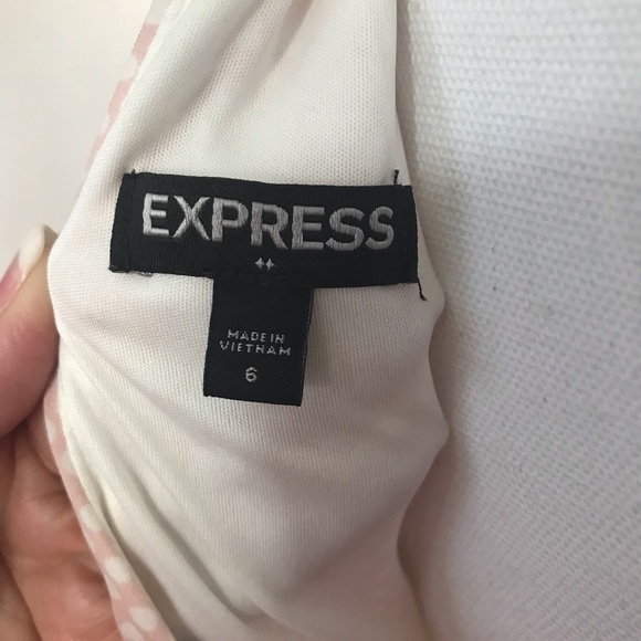 Express polka dot keyhole dress - Picture 5 of 7